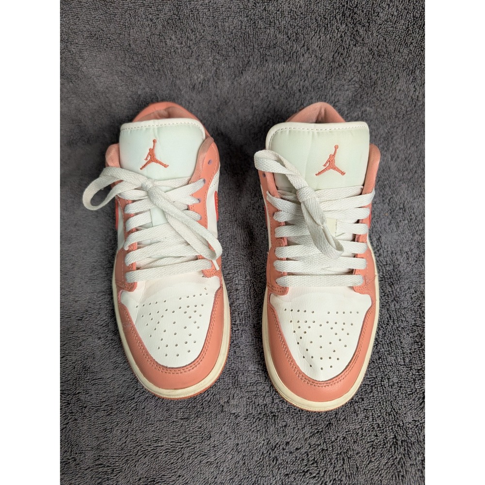 Air Jordan 1 Low Sunset Haze Bright Citrus DC0774-180 Womens Size 6 Sneaker